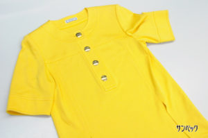 綿100%黄色のシャツの洗濯
